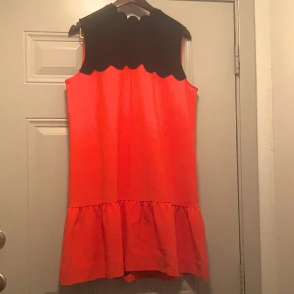 Victoria Beckham for Target Black and Orange Dress| Sz L - Picture 2 of 13